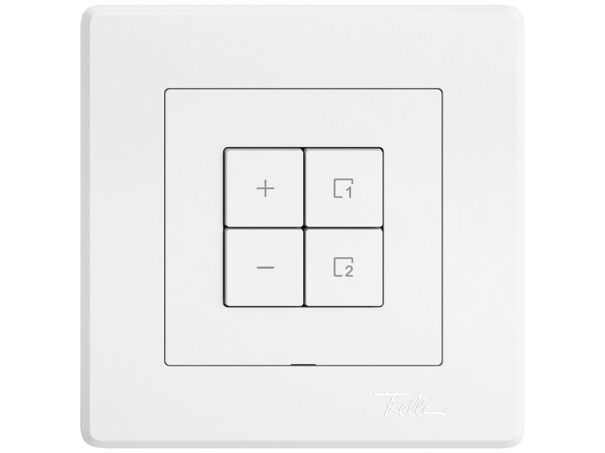 UP-Bedienaufsatz zu Dimmer EDIZIO.liv Wiser SNAPFIX® 1K Szene WLAN 4T ws