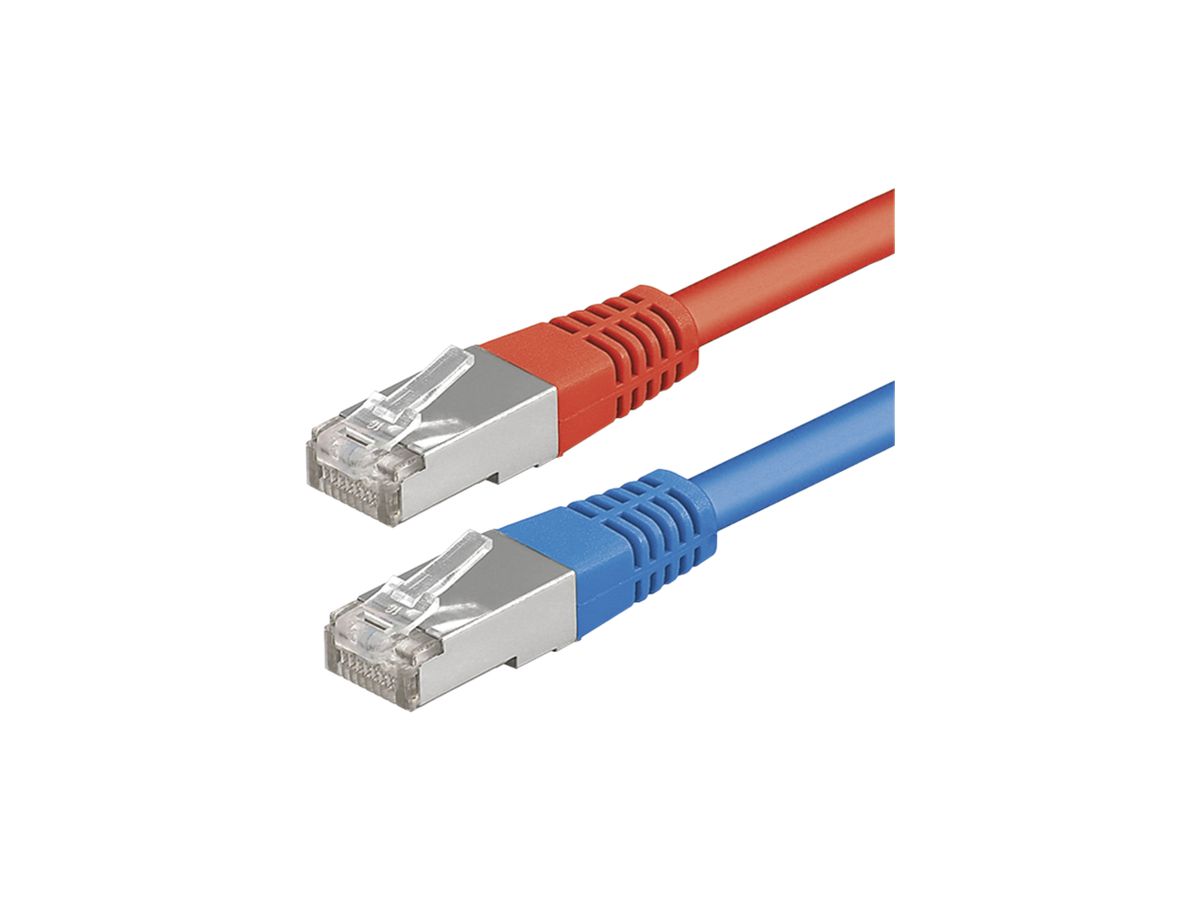 Verbindungskabel ESYLUX SmartDriver RJ45, 5m, 6×rot, 6×blau