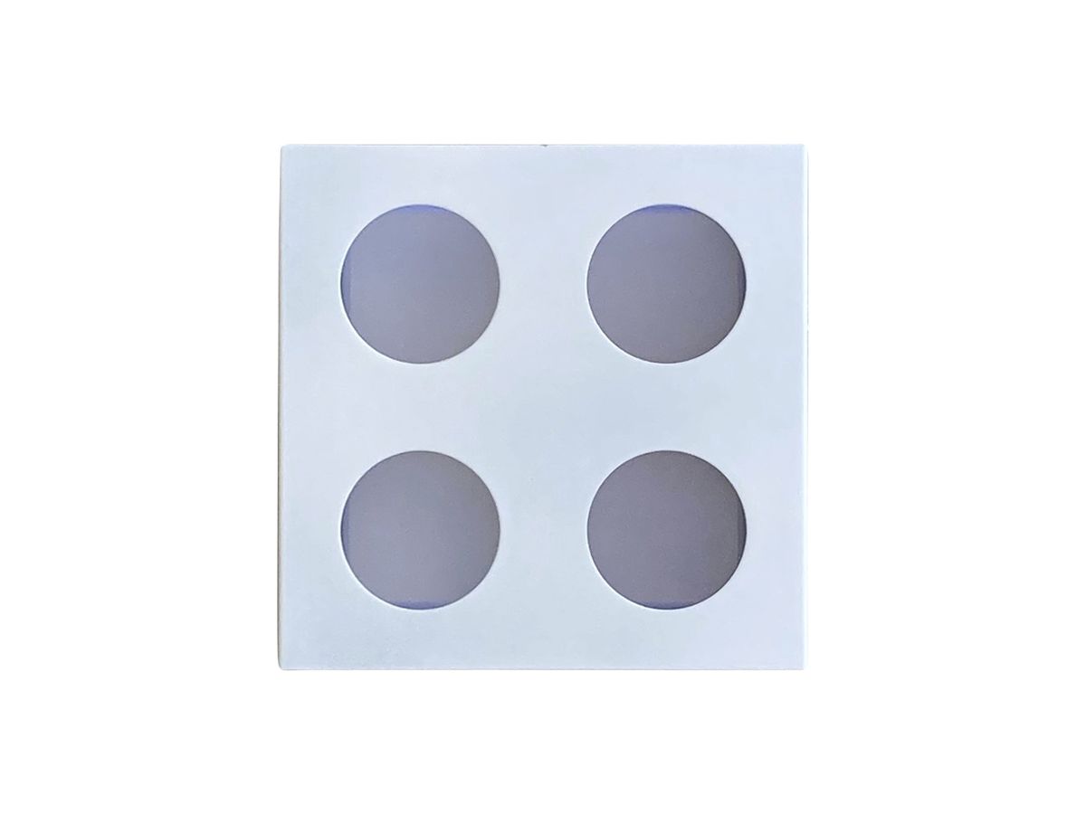 LED-Wandleuchte Z-Licht Cube O 4.5W 500lm 3000K IP65 115×115mm weiss