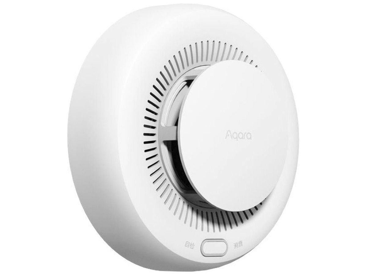 RF-Rauchmelder Aqara SD-S01D Zigbee Ø104.6×42mm weiss
