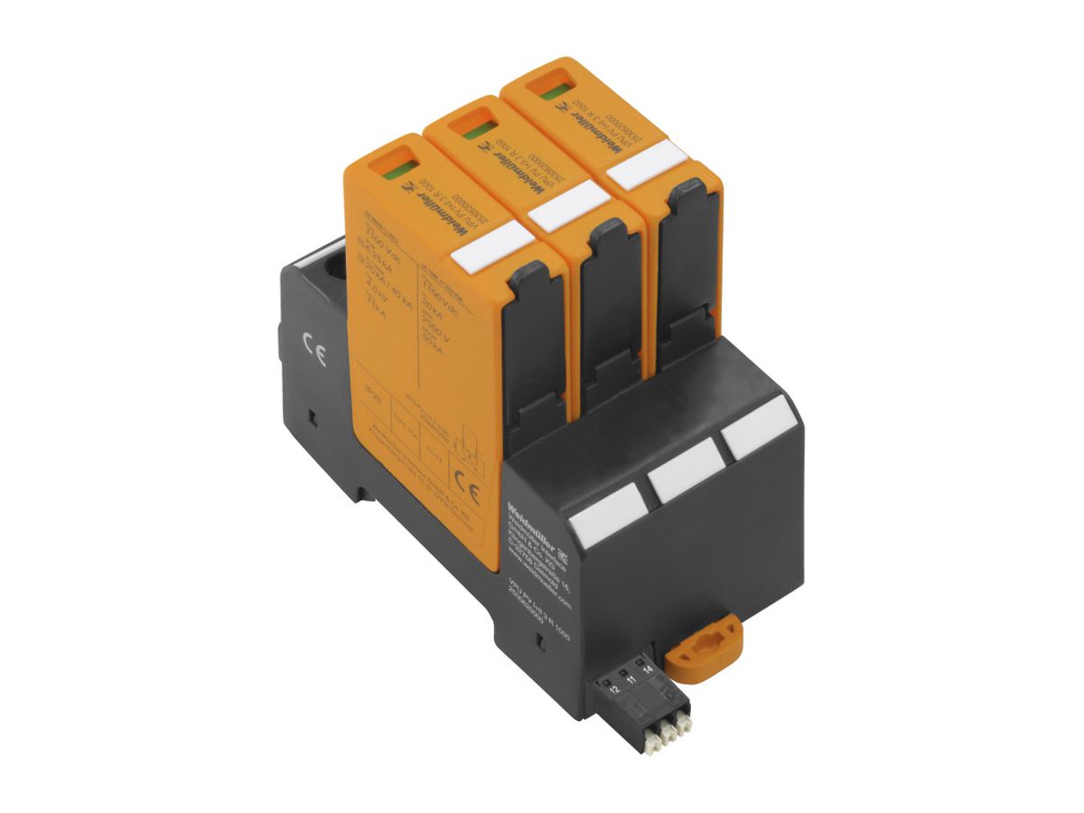Überspannungsableiter Weidmüller VPU PV I+II 3 R 1000