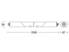 LED-Feuchtraumleuchte Steinel RS PRO 50W 5940lm 840 IP66 DIM