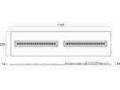 LED-Panelleuchte Sylvania OptiClip R 1200 34W 4700lm 840 IP20/40 DIM weiss