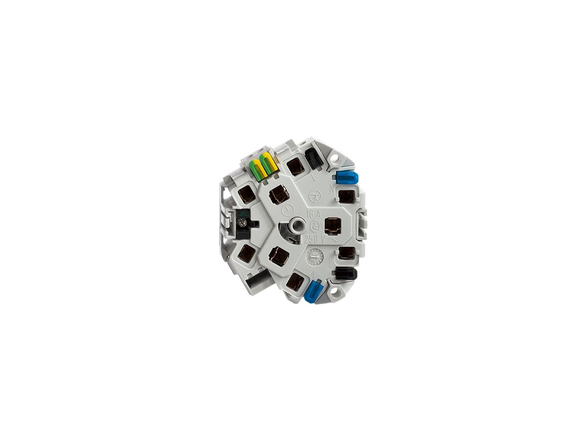 Einsatz Steckdose FH 3×T23 LED rot