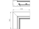 Inneneck Bettermann GEK-S 133×110mm reinweiss