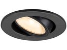 EB-LED-Spot SLV NEW TRIA 45 4W 360lm 930 IP20/44 24° Ø52mm schwarz