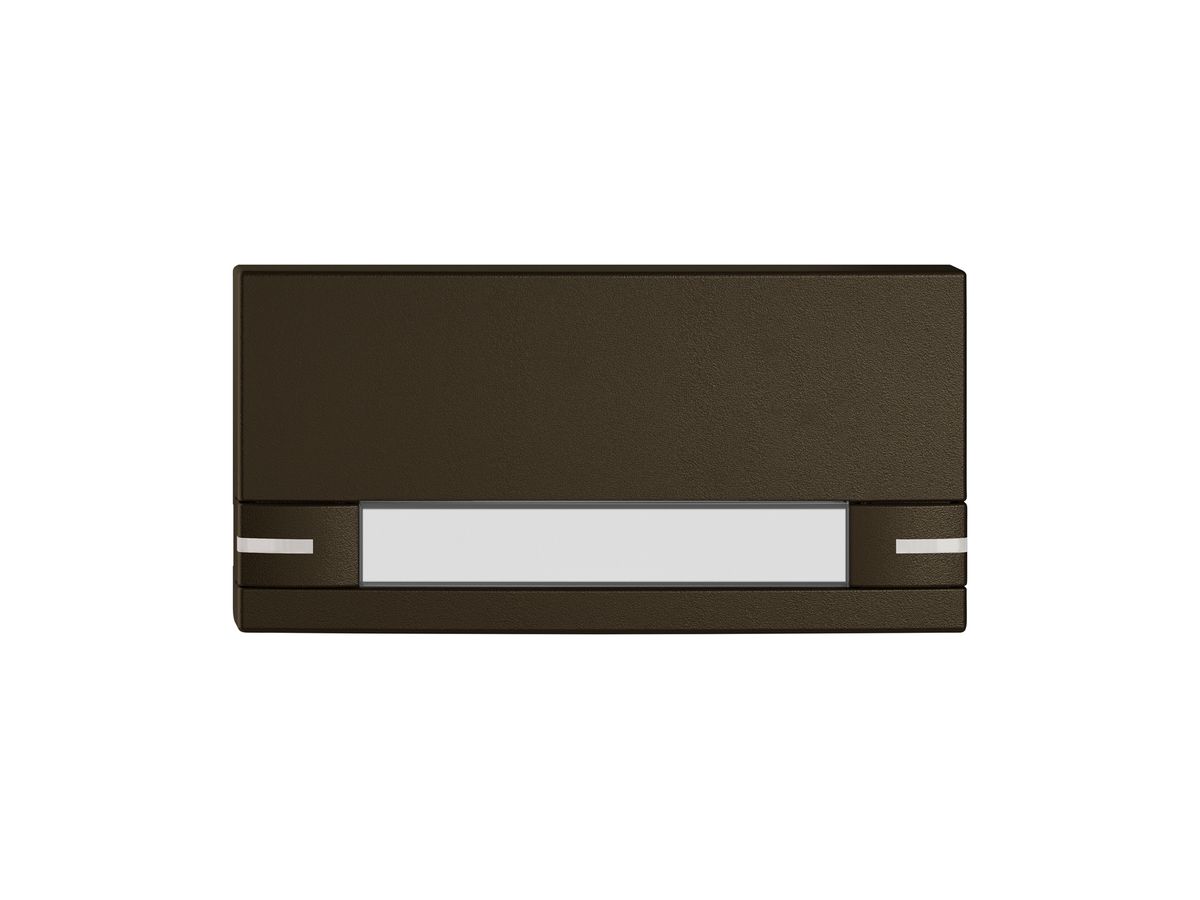 Taste 1/2 EDIZIO.liv SNAPFIX® f.KNX-&UNI m.LED m.Papier 2-Tastenbed.br