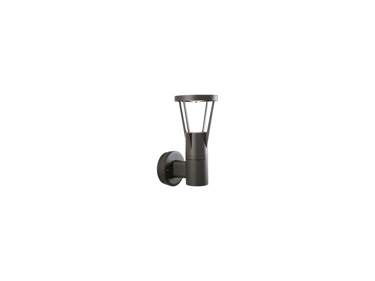 LED-Wandleuchte SG Arco Air GU10 1×6.2W 100lm 830 IP54 DIM dir./ind. Ø160mm an