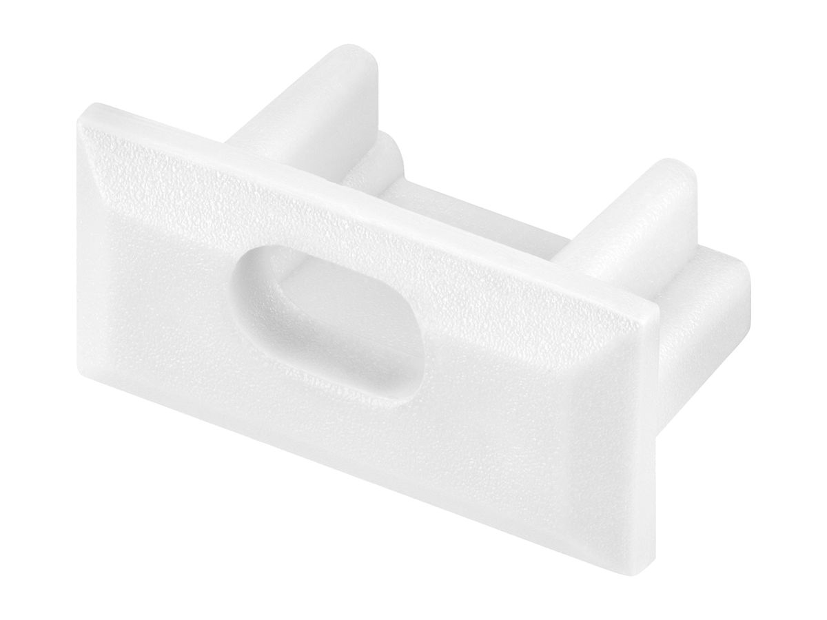 Endkappe Tridonic ACL Kunststoff 16×7mm grau mit Kabeldurchführung