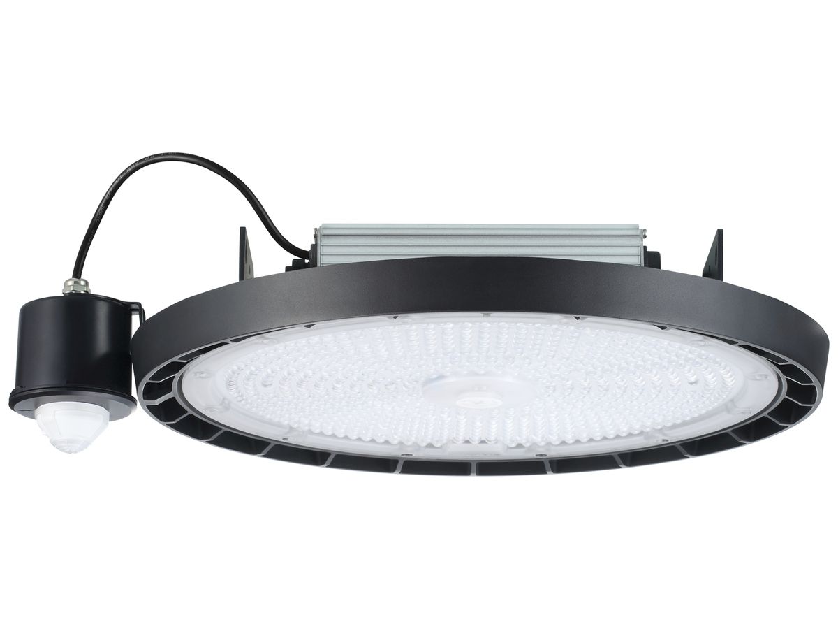 LED-Hallenstrahler Sylvania Granit PIR 165W 26400lm 840 IP65 85° DIM Ø370