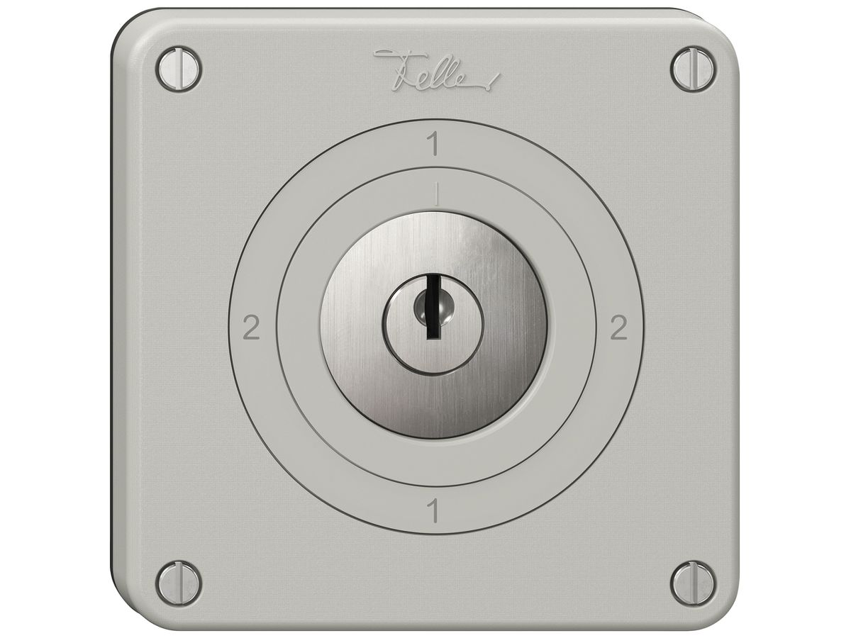 Schlüsselschalter NEVO SNAPFIX® Wechselschalter 16A 400V 2-1-2-1 lgu