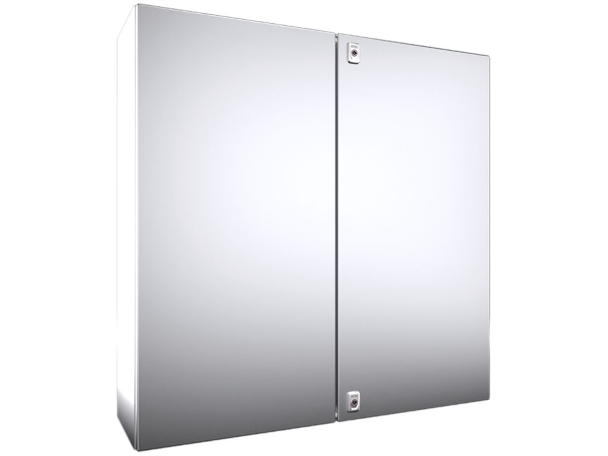 Kompakt-Schaltschrank Rittal AX, 2-türig, IP66, 1000×1000×300mm, Edelstahl V2A