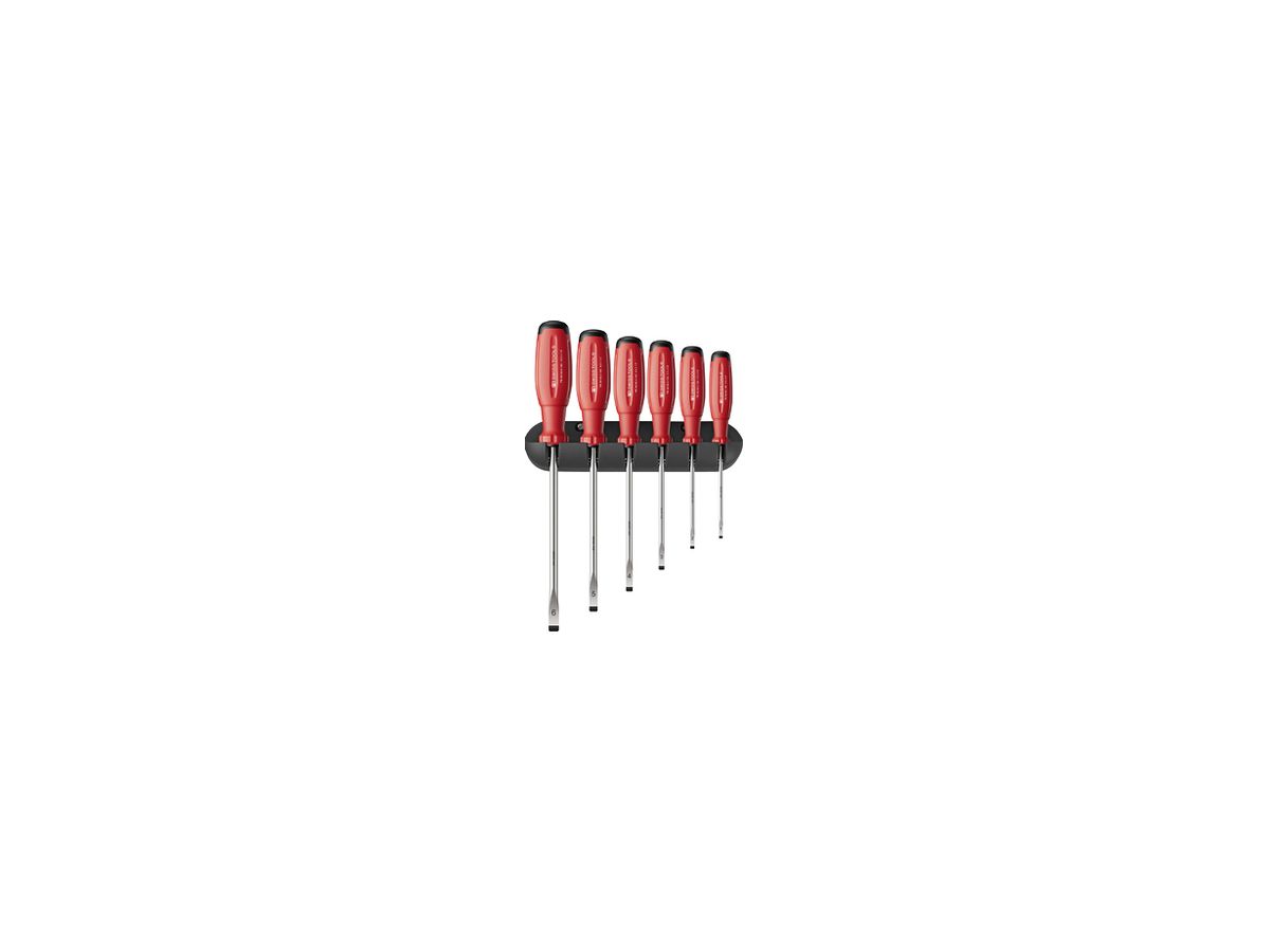 Schraubenzieher-Set PB SwissGrip Evo 6-tlg Wandhalterung