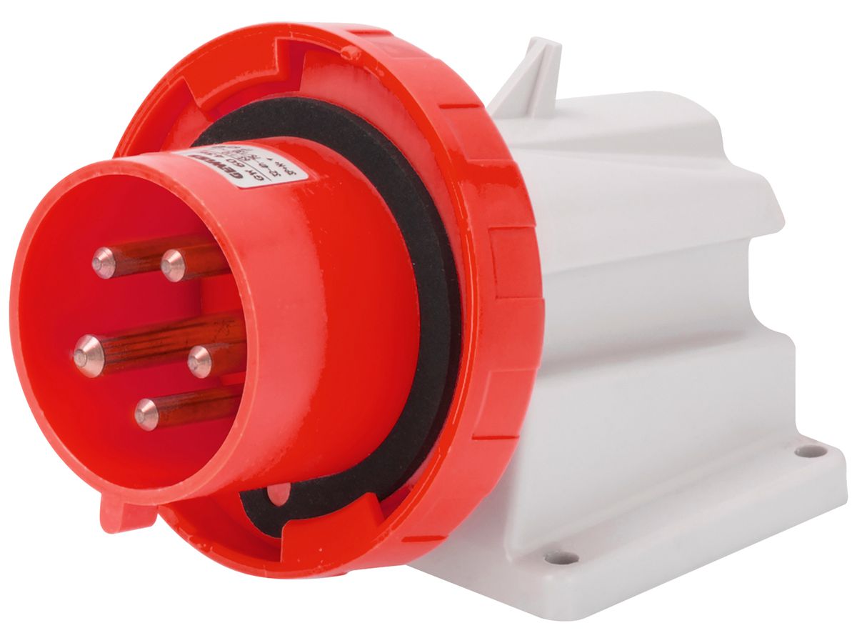 AP-Gerätestecker CEE Gewiss 309 HP 5P 16A 380…415V rt 6h IP67 Schraube