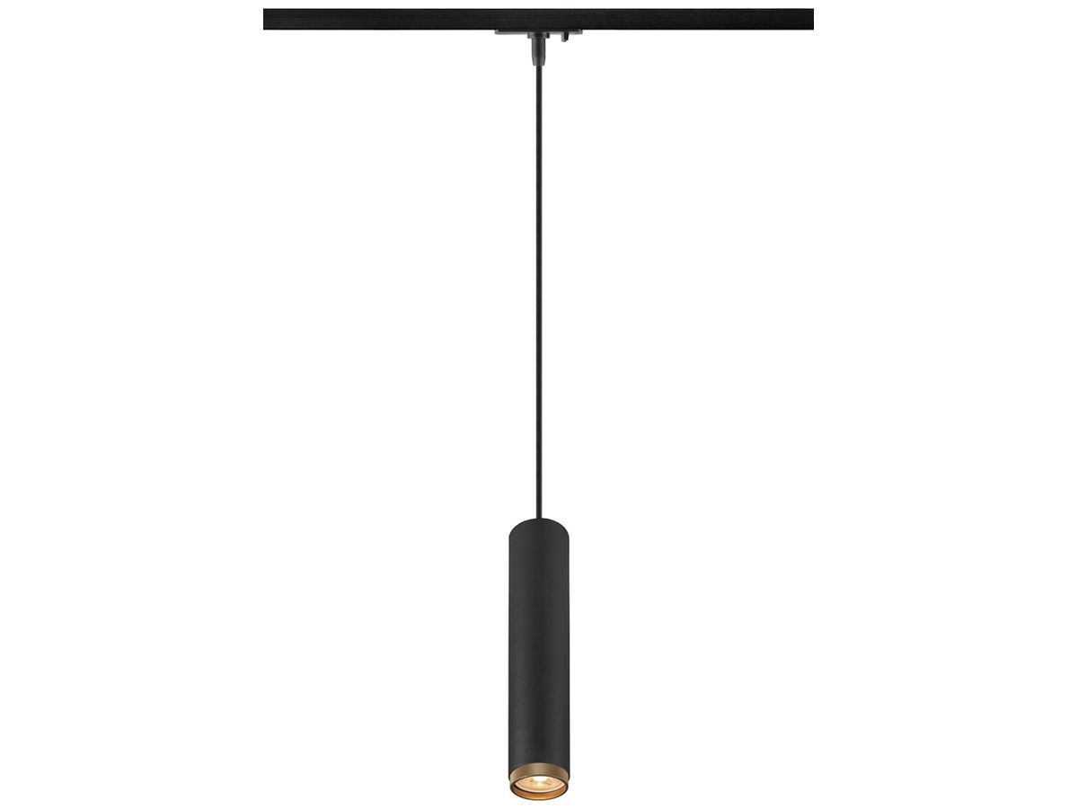 Pendelleuchte SLV GRIP L AD1PH GU10 1×6W DIM Ø57mm schwarz