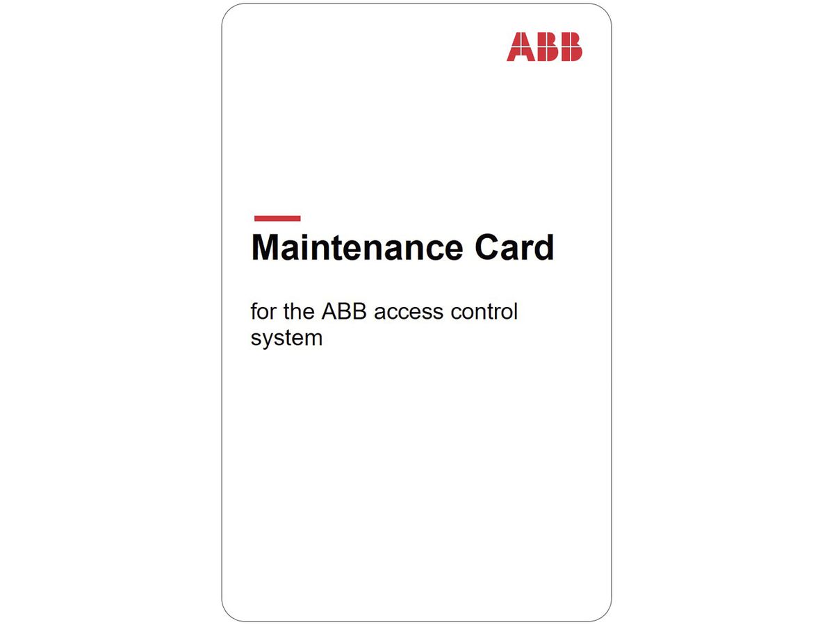 Transponder-Karte ABB-AccessControl "Maintenance Card"