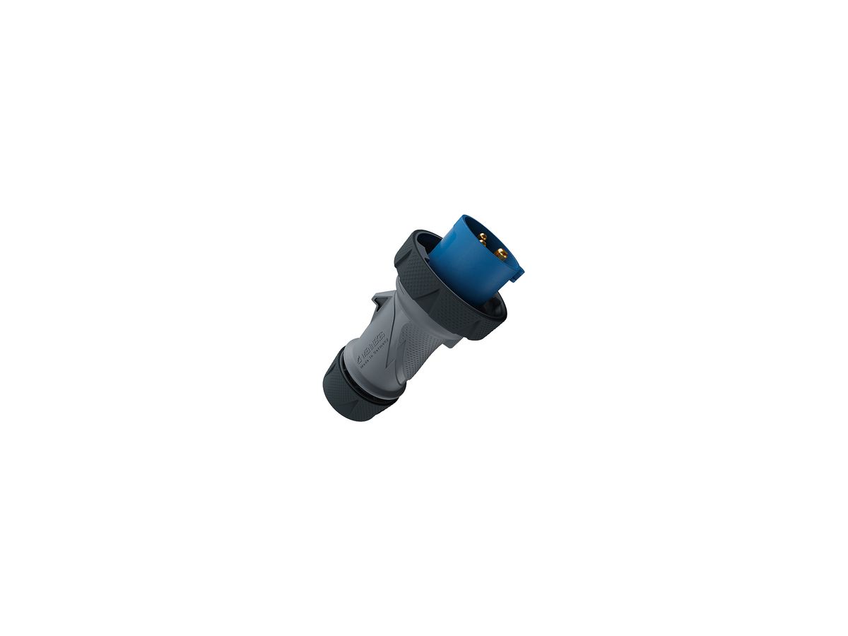 Stecker CEE Mennekes PowerTOP Xtra 3P 32A 230V 6h bl IP67/IP69 Schraubklemme