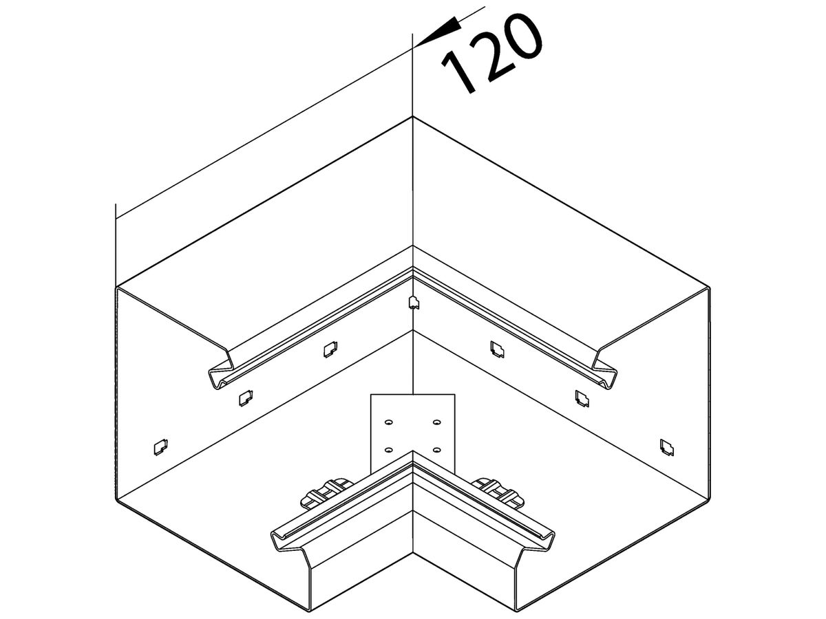 Inneneck tehalit EK 115100, verkehrsweiss