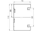 Grundprofil Bettermann GS-S70110 verzinkt