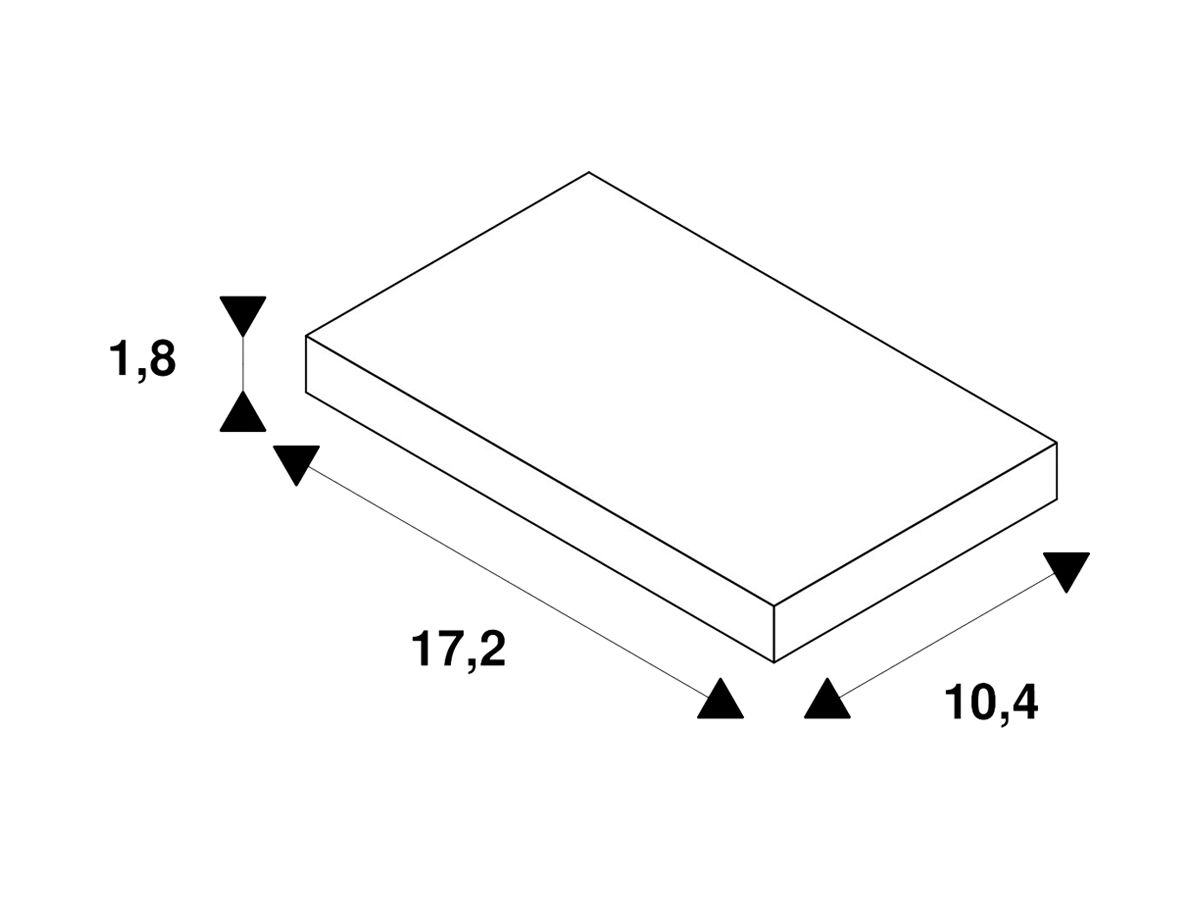 T-Verbinder SLV für 1-Phasen Stromschiene, Erde rechts schwarz