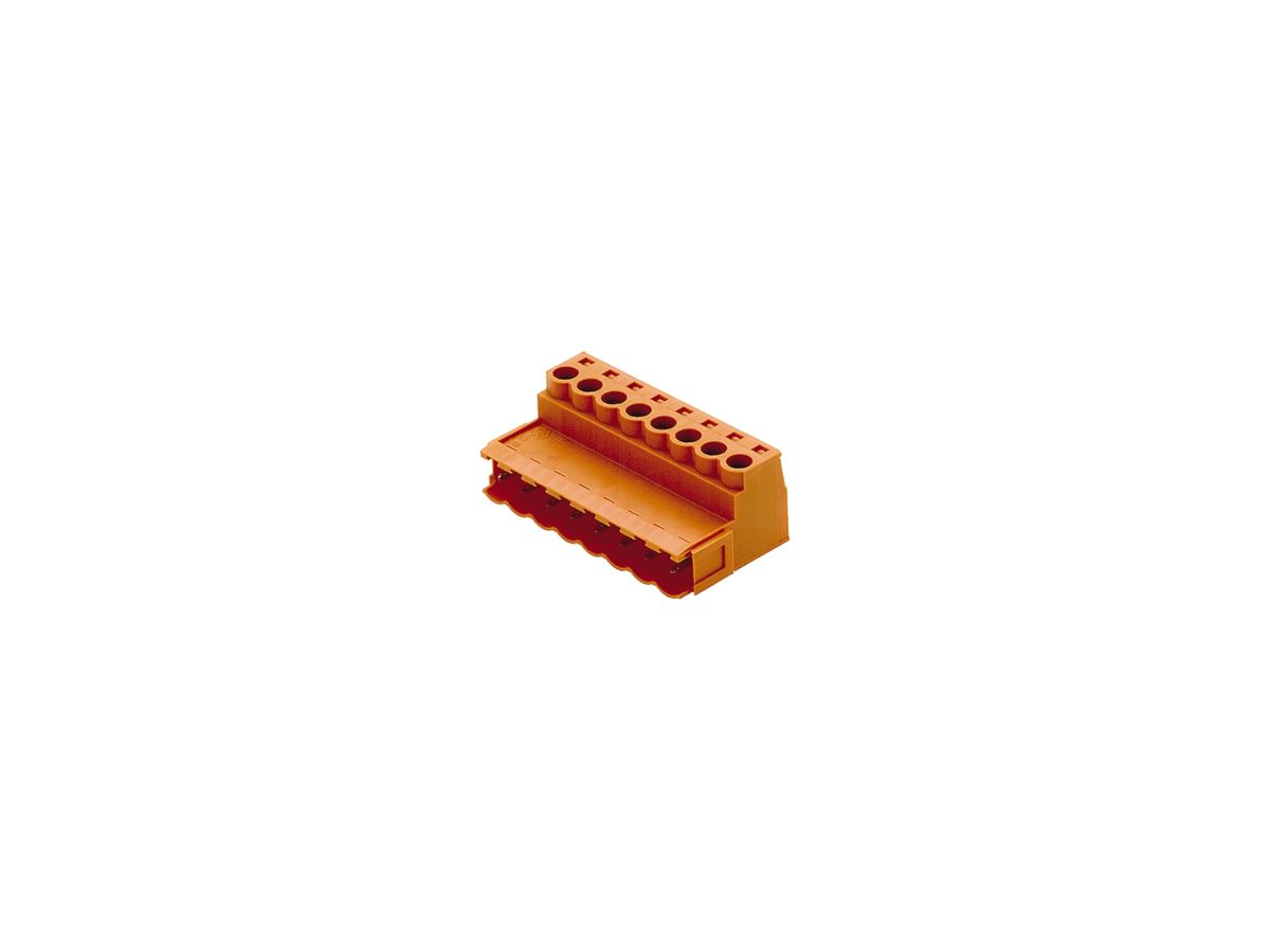 Stiftstecker Weidmüller SLS Schwalbenschwänze 5.08mm 6L verzinnt orange