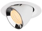 LED-Downlight SLV NUMINOS GIMBLE M 12W 1700lm 2700K WB DALI Ø120 ws/cr