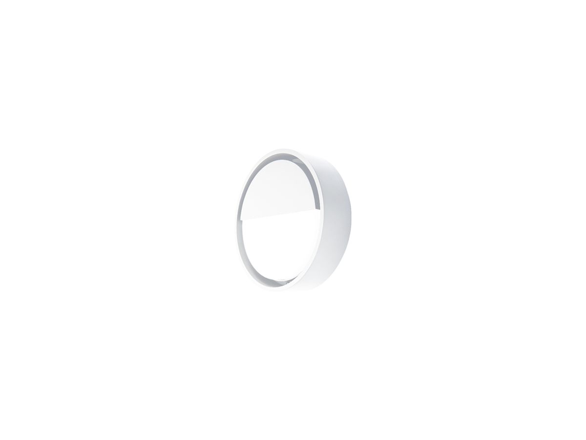 LED-Wandleuchte SG Frame Round 7W 390lm 830 IP66 DIM Ø270mm weiss