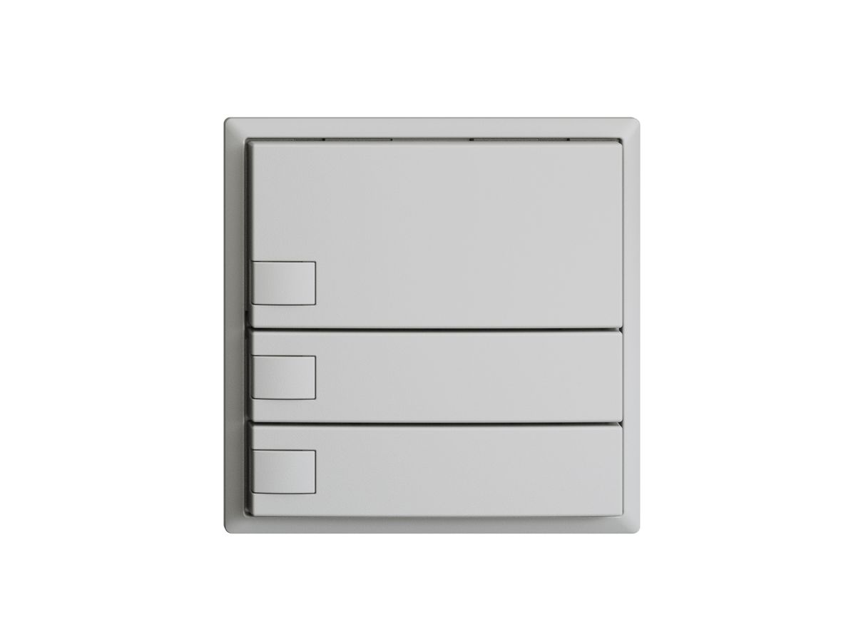 UP-Taster KNX 3-fach EDIZIOdue hellgrau RGB ohne LED