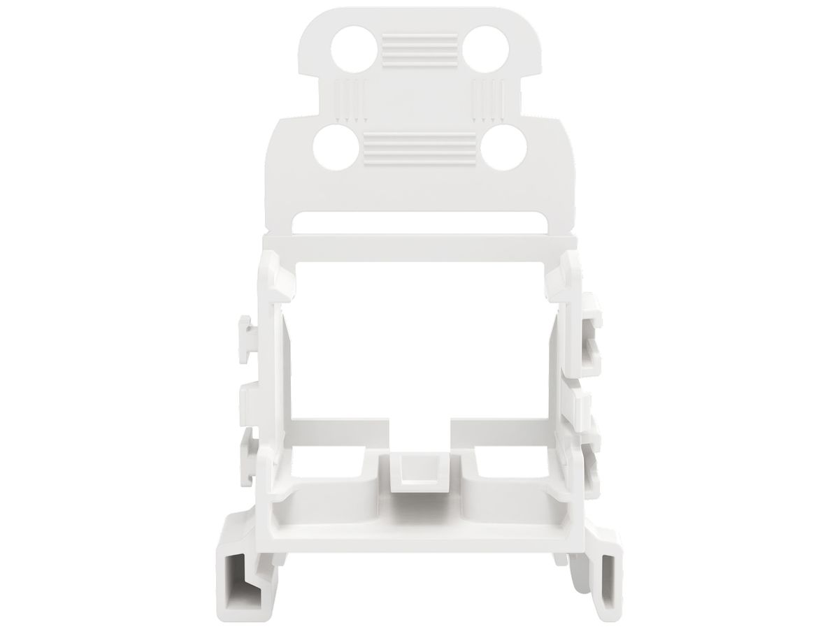 Befestigungsadapter WAGO m.Zugentlastung für 10×4mm² TH35 ws
