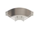 Bogen BET RB 90° 110×300mm Edelstahl A2 blank