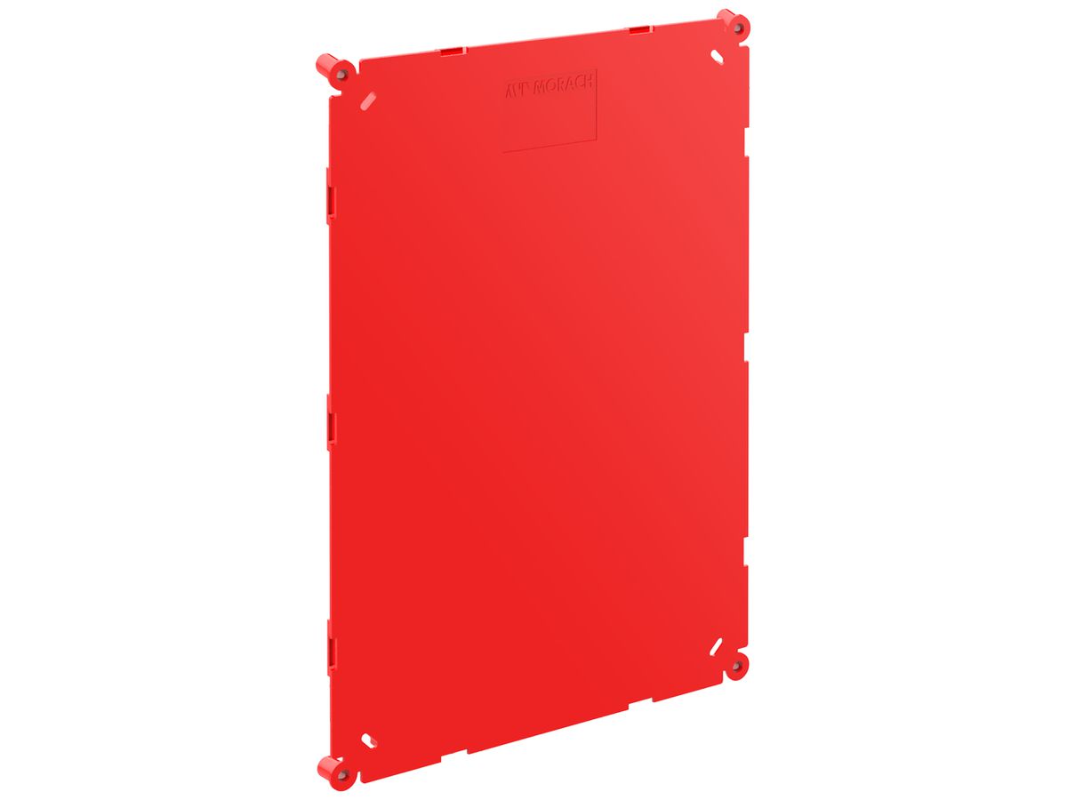 Schutzdeckel Morach-Technik CRALLO-LEU 194×134×9mm Kunststoff rot