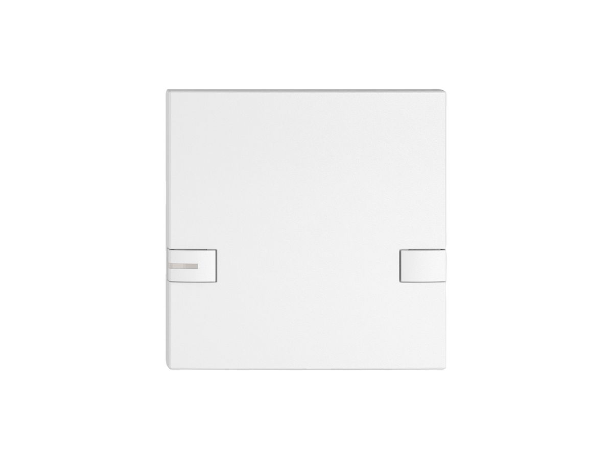Taste 1/1 EDIZIO.liv KNX und UNI mit SNAPFIX® mit LED 2-Tastenbedienung ws