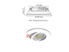 EB-LED-Spot ELGH 8W ws CCT IP44 - 800lm,2700/3000/4000K,dimmbar,Ñ68mm