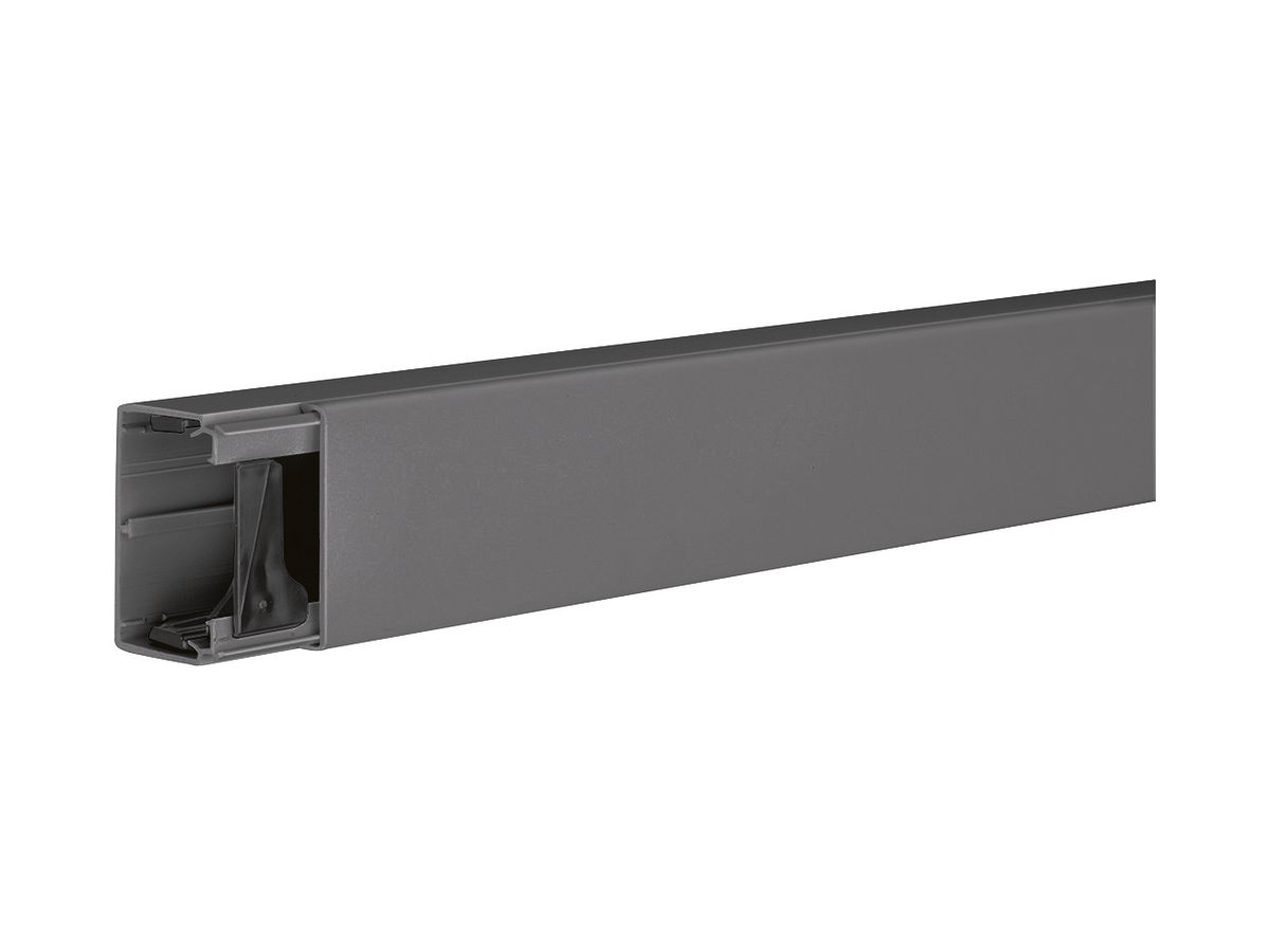 Installationskanal tehalit LF 60×40×2000mm (B×H×L) PVC schwarz