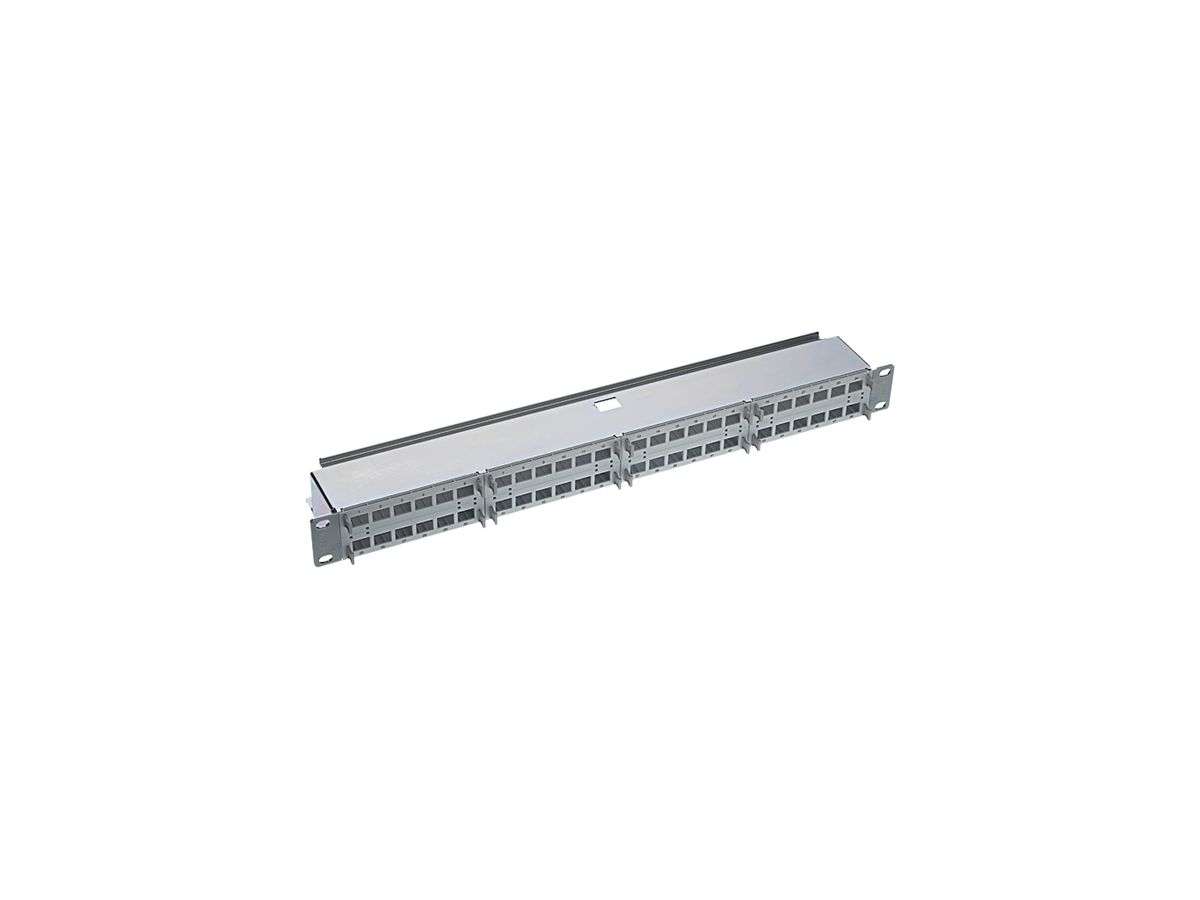 Rangierfeld 19" HD 1HE grau 48×LC-Duplex/MPO, leer