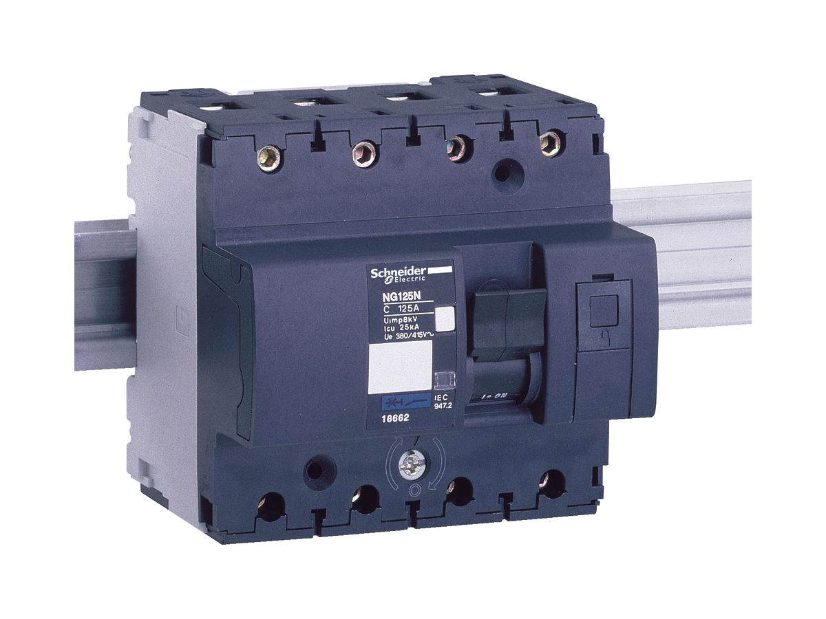 Leistungsschalter Schneider Electric NG125N 4P 10A C 25KA