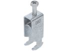 Schnellverleger BET 2056 H-Fuss Metall 8…12mm 2×Kabel Stahl tfZn