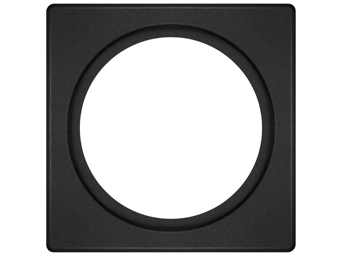 Abdeckplatte LEDVANCE FRAME Stahl 100×100mm 1×Ø68mm schwarz