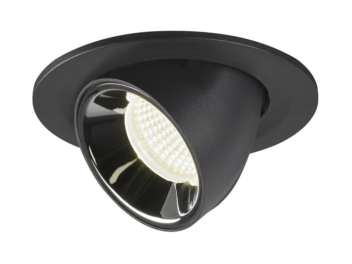 EB-LED-Downlight SLV NUMINOS GIMBLE S, 8.6W 250mA 750lm 4000K 40° sz/chr