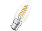 LED-Lampe LEDVANCE CLASSIC B B22d 3.4W 470lm 827 B10.5 klar Ø35×91mm