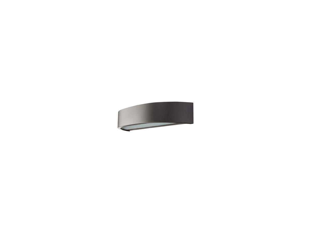 LED-Wandleuchte SG Curve 7W 550lm 827 IP65 DIM direkt 320×103mm anthrazit