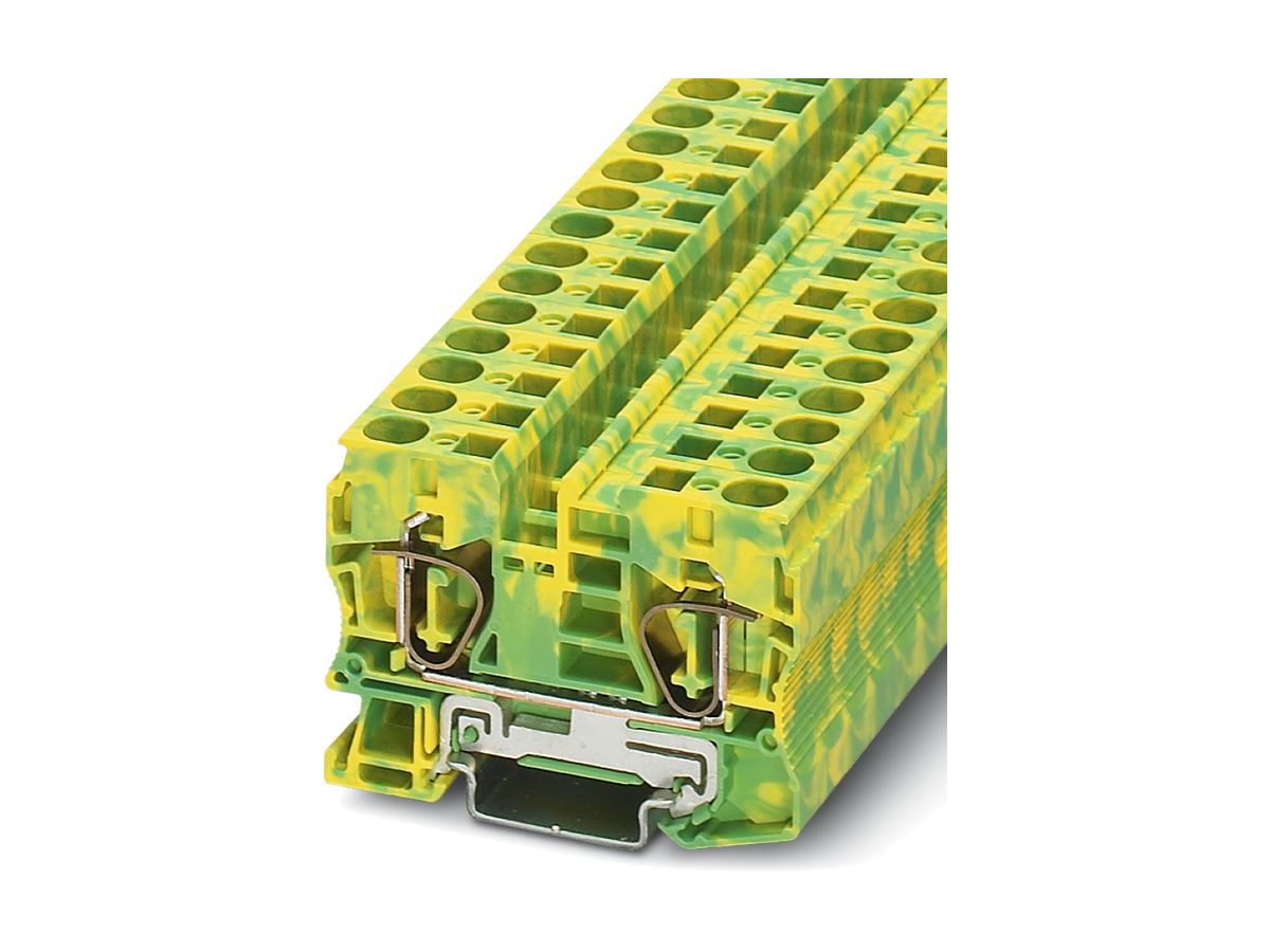 Schutzleiterklemme 0.2…16mm² Zugfederanschluss grün/gelb