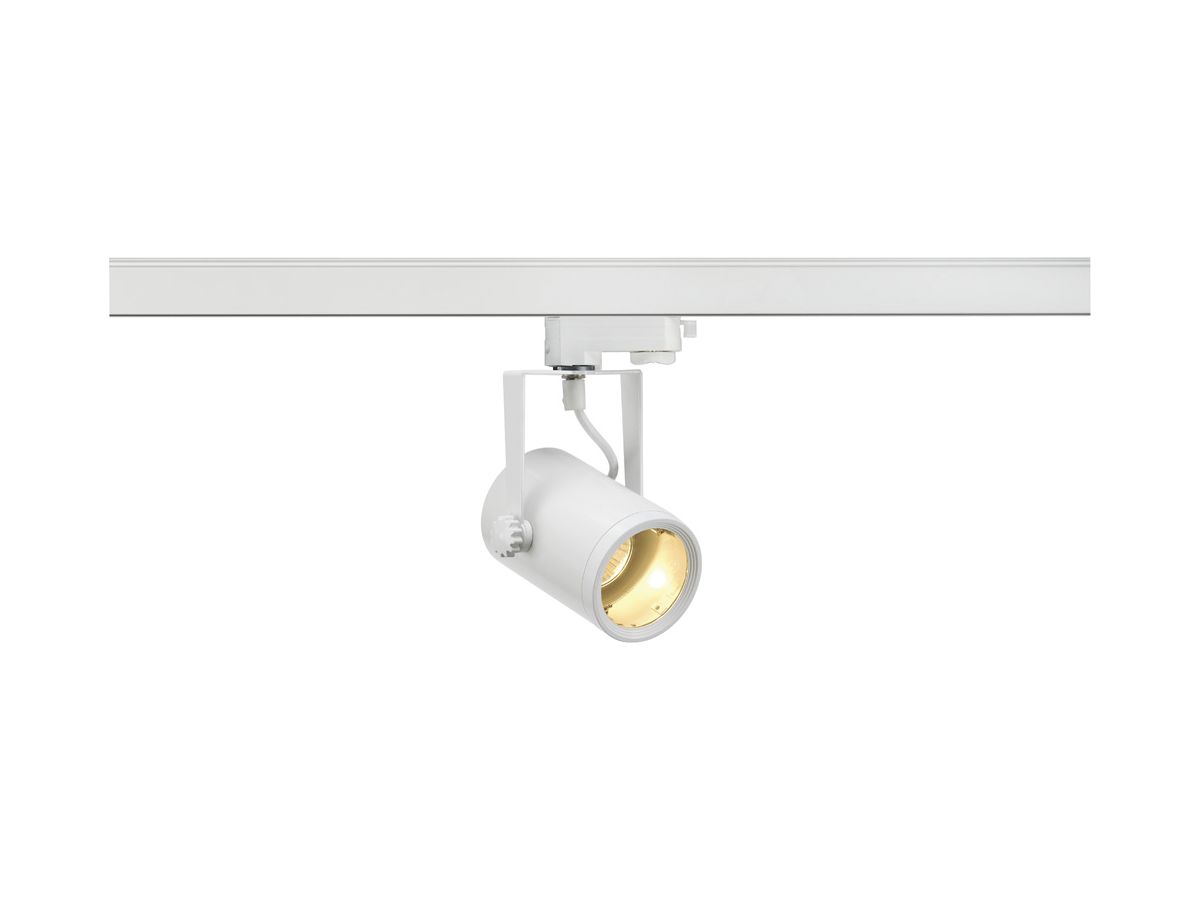 Strahler SLV EURO SPOT, GU10 25W mit 3-Phasen-Adapter IP20 weiss