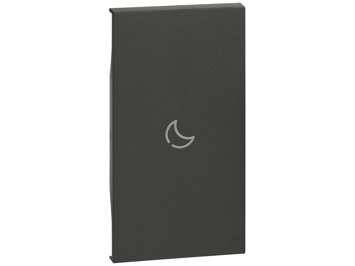 Tastenabdeckung Living Now für Tasten MyHOME 2 Module mit Symbol Nacht schwarz