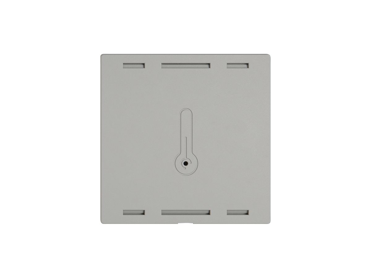 Bedienaufsatz zu Raumtemperatursensor EDIZIO.liv Wiser SNAPFIX® 60×60mm hgu