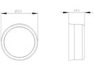 Schutzkappe Siemens SIRIUS ACT für Taster flach IP66/67 transparent