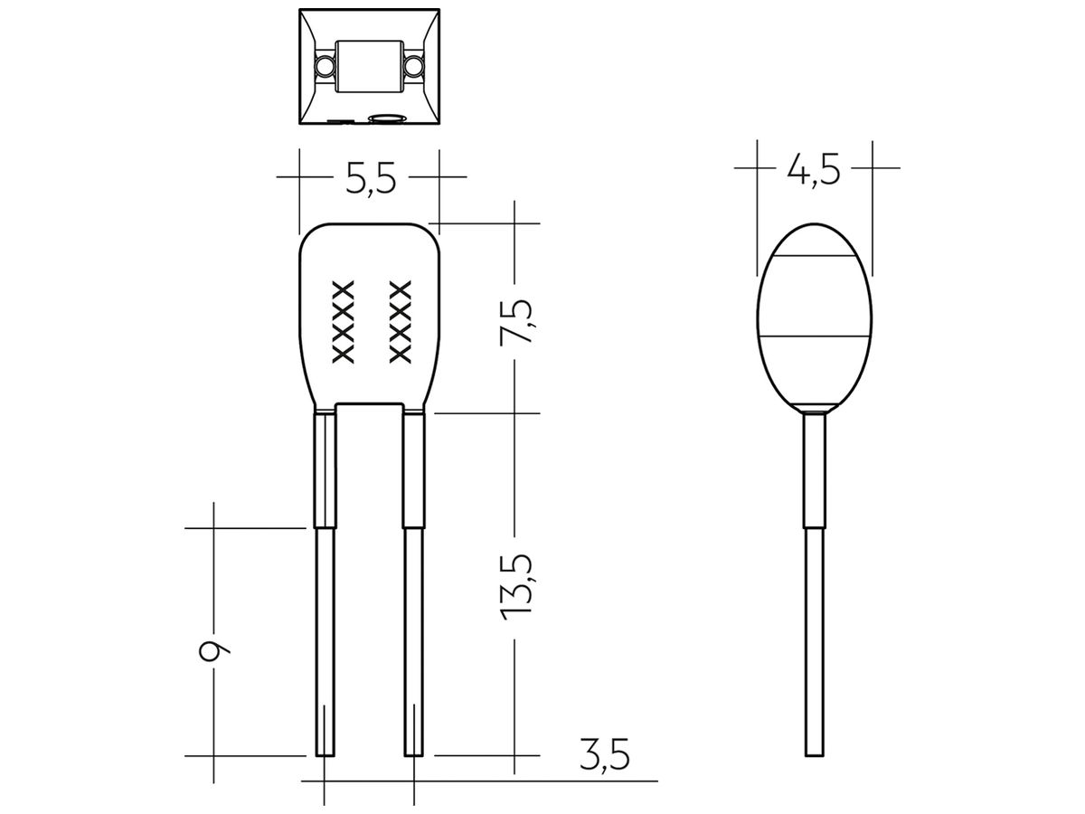 Widerstand I-Select 2 Plug für LED-Driver, 350mA, blau