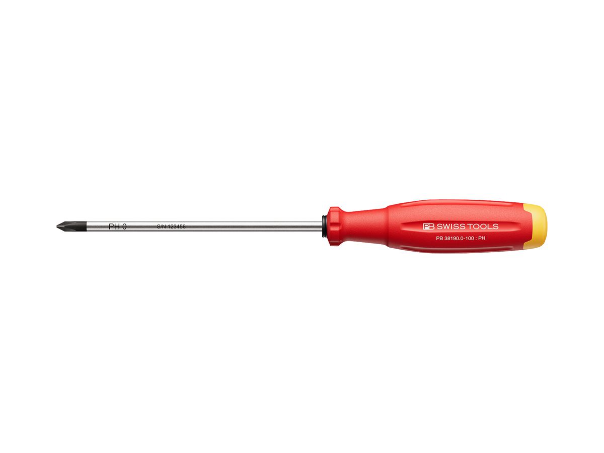 Schraubenzieher PH PB SwissGrip Evo Gr.0 100mm
