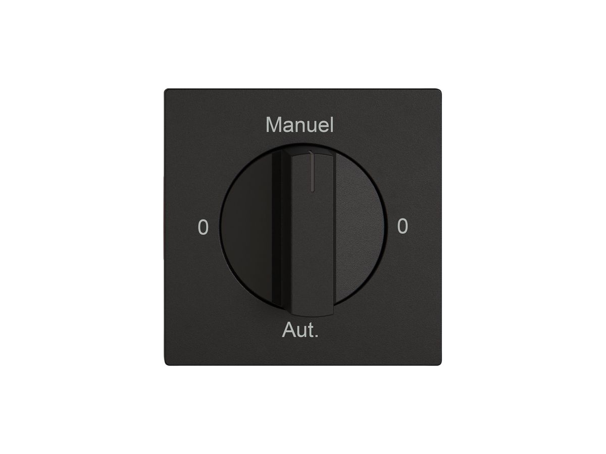 Montageset EDIZIO.liv SNAPFIX® f.Drehschalter m.Griff 0-Man-0-Auto (F) sz