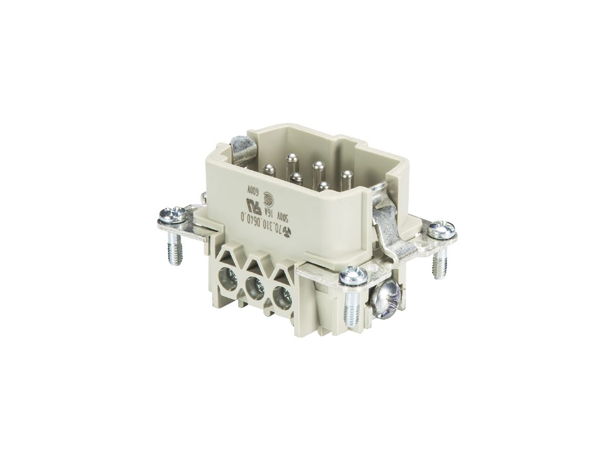 Steckereinsatz Wieland Electric revos BAS STS 6 2,5 50 6 16A 500V 0.5…2.5mm²